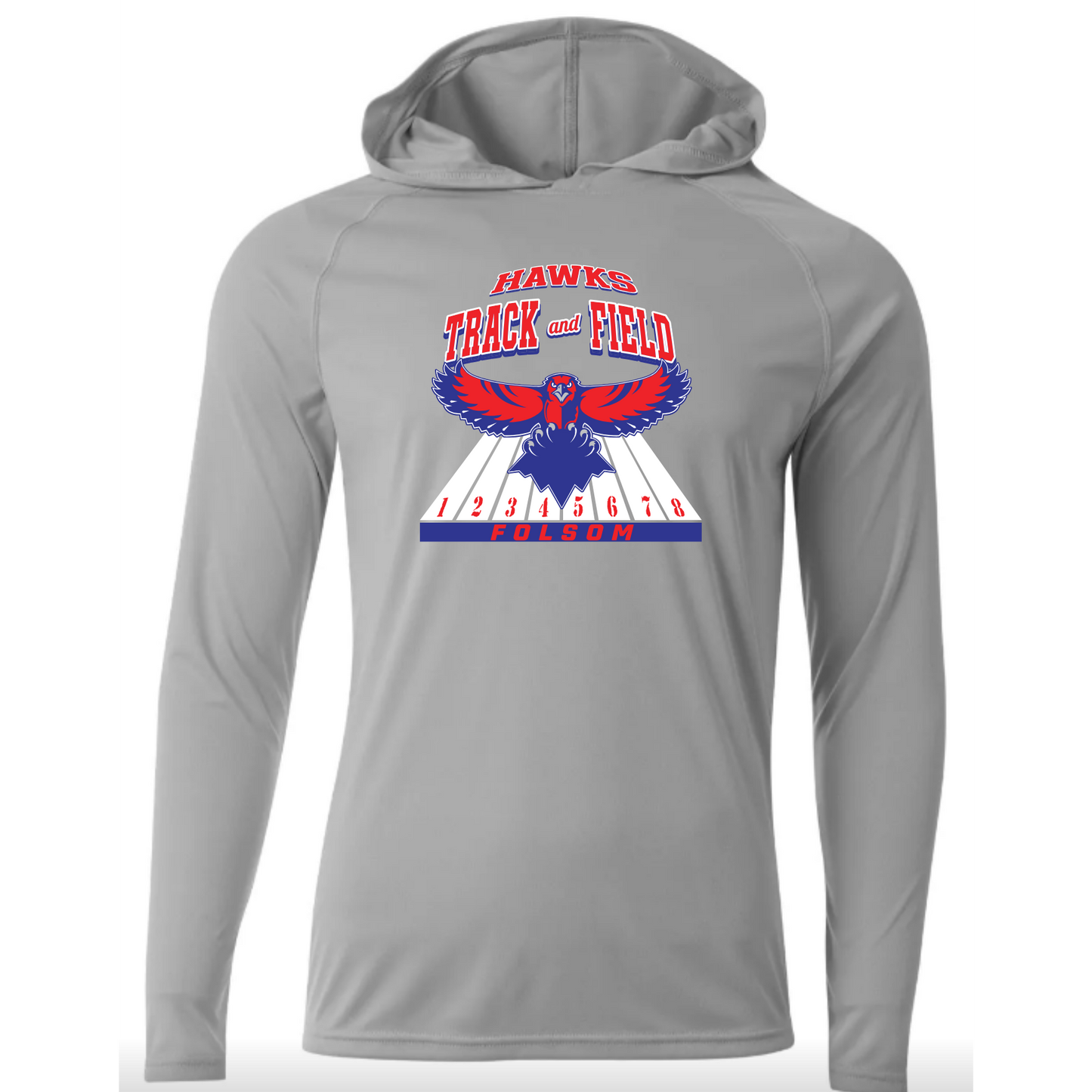 FJH Track Long Sleeve Performance Hoodie - Adult & Youth