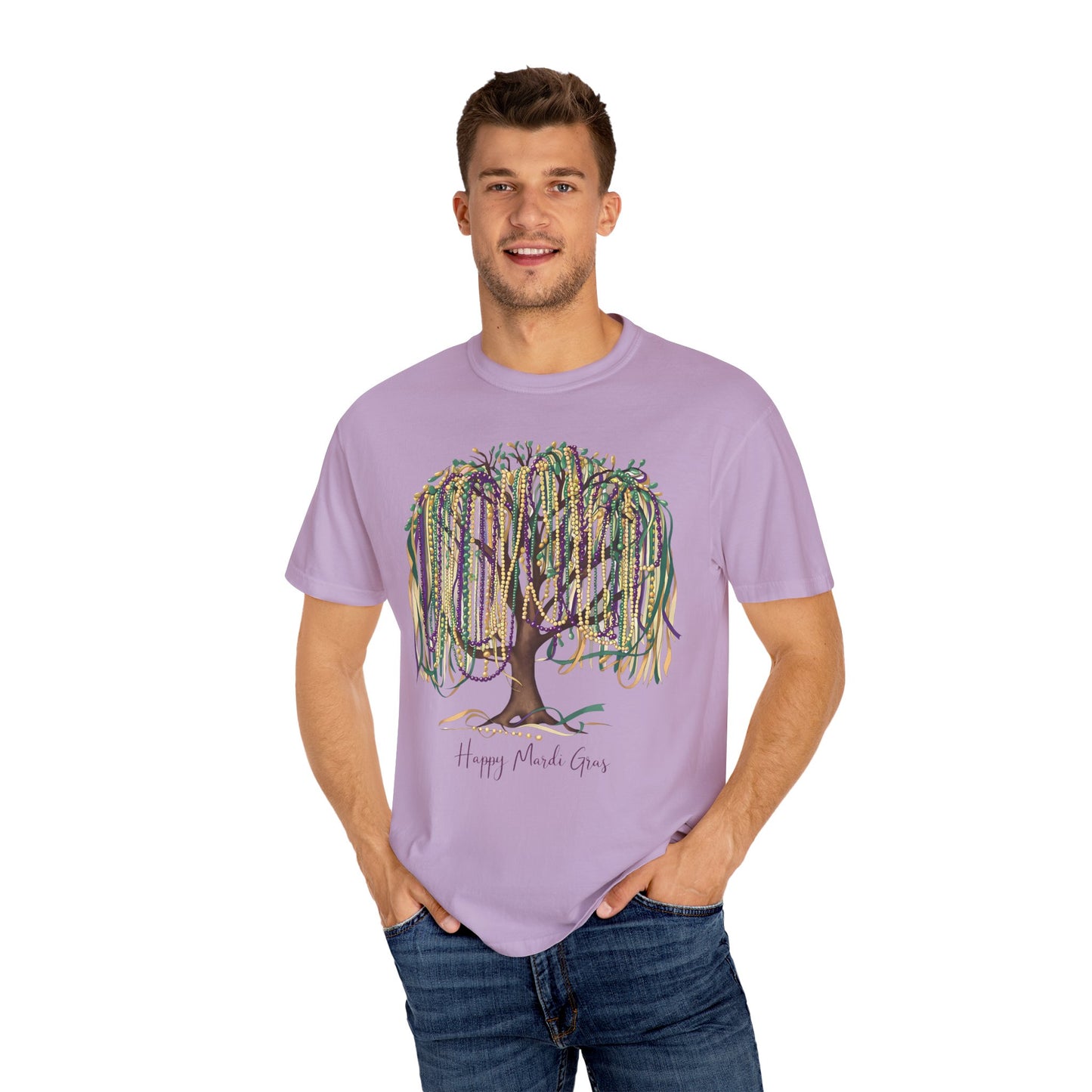Mardi Gras Bead Tree T-Shirt