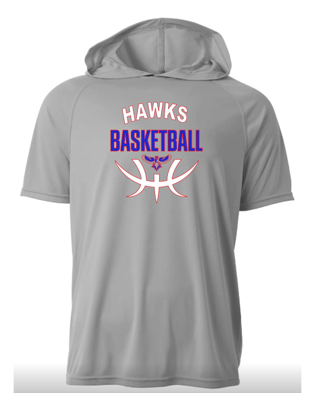 Hawks Short Sleeve Performance Hoodie