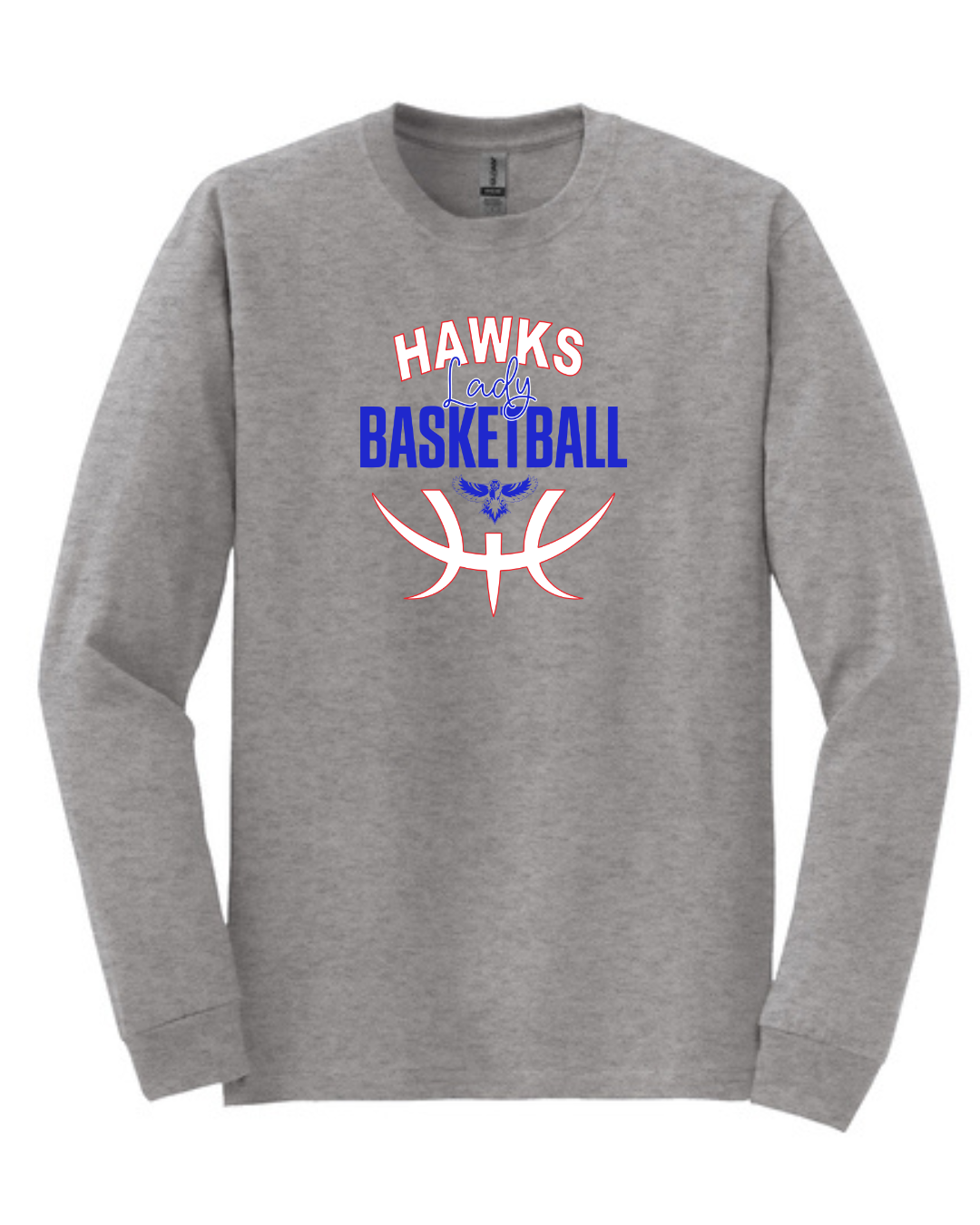 LADY Hawks Basketball Long Sleeve Tee