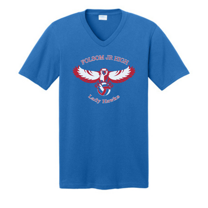 FJH Lady Hawks Volleyball V-Neck Tee