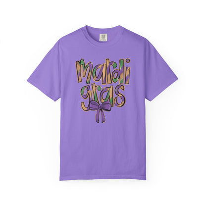 Mardi Gras T-Shirt with Bow Detail