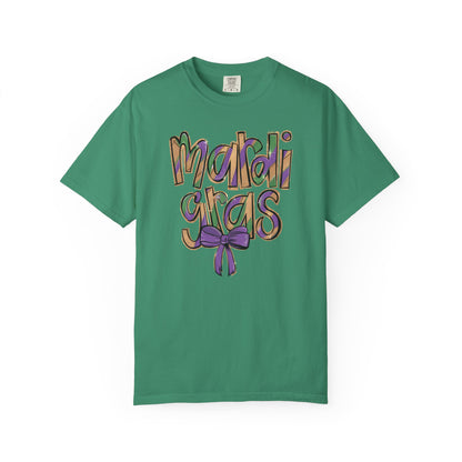 Mardi Gras T-Shirt with Bow Detail