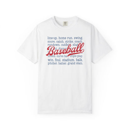 Baseball Unisex Garment-Dyed T-Shirt - Perfect for Fans & Players