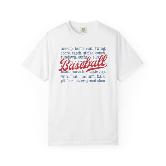 Baseball Unisex Garment-Dyed T-Shirt - Perfect for Fans & Players