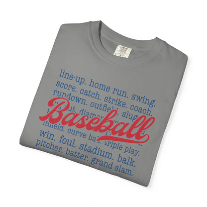 Baseball Unisex Garment-Dyed T-Shirt - Perfect for Fans & Players