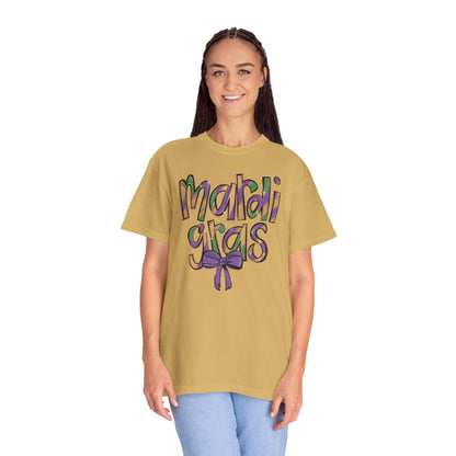 Mardi Gras T-Shirt with Bow Detail