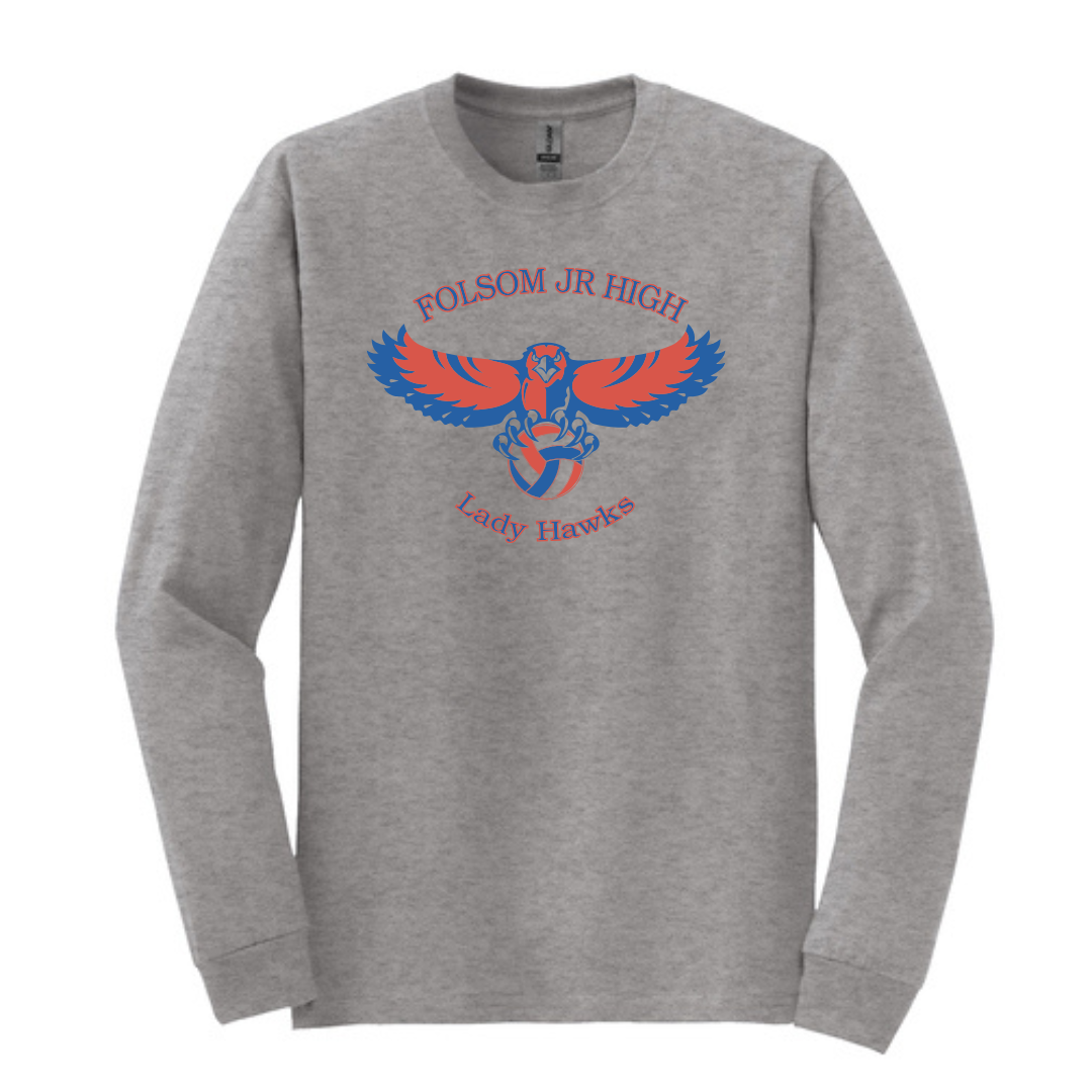FJH Lady Hawks Volleyball Long Sleeve Tshirt