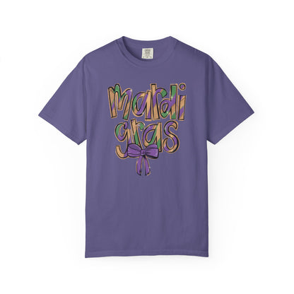 Mardi Gras T-Shirt with Bow Detail