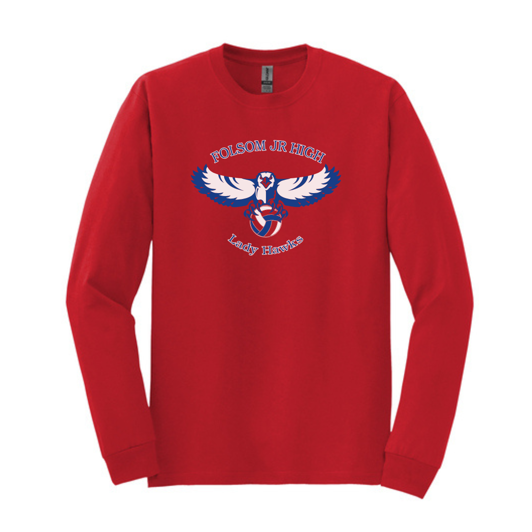FJH Lady Hawks Volleyball Long Sleeve Tshirt