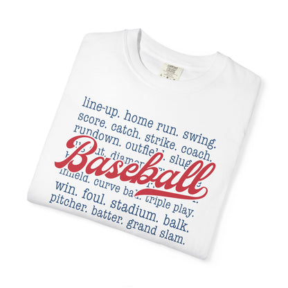 Baseball Unisex Garment-Dyed T-Shirt - Perfect for Fans & Players