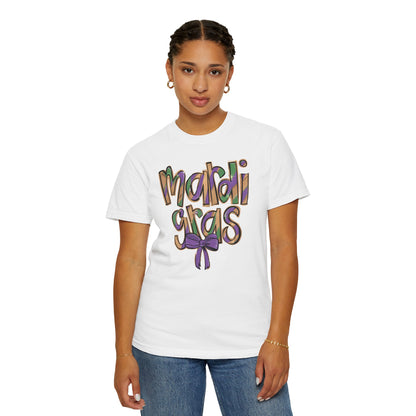 Mardi Gras T-Shirt with Bow Detail