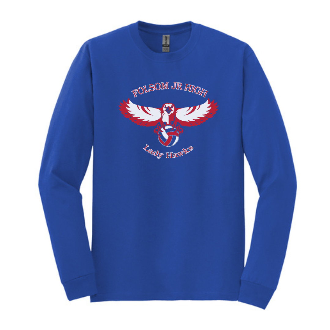 FJH Lady Hawks Volleyball Long Sleeve Tshirt