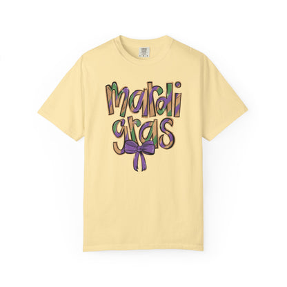 Mardi Gras T-Shirt with Bow Detail