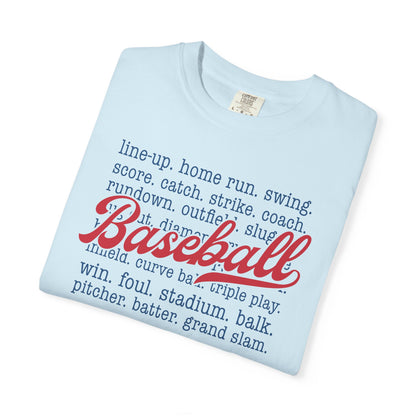 Baseball Unisex Garment-Dyed T-Shirt - Perfect for Fans & Players