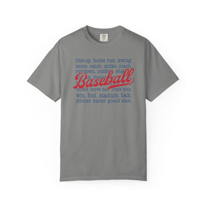 Baseball Unisex Garment-Dyed T-Shirt - Perfect for Fans & Players