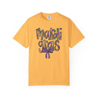 Mardi Gras T-Shirt with Bow Detail