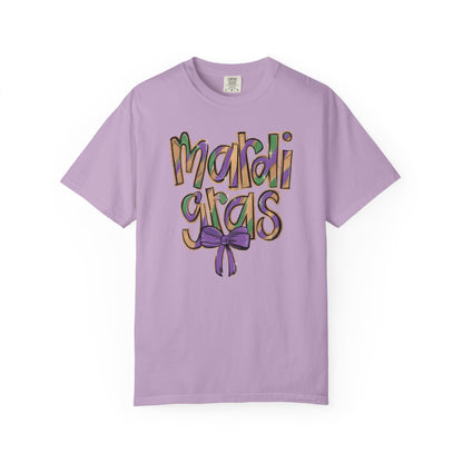 Mardi Gras T-Shirt with Bow Detail