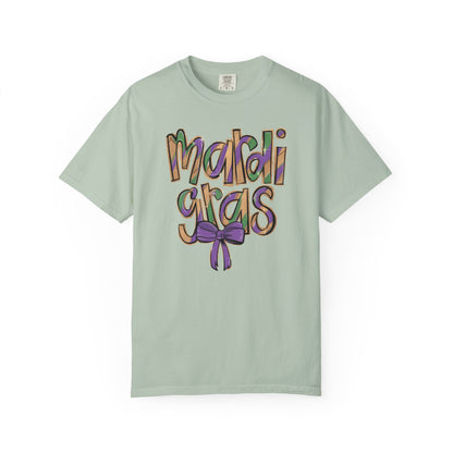 Mardi Gras T-Shirt with Bow Detail