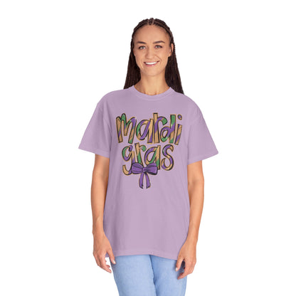 Mardi Gras T-Shirt with Bow Detail