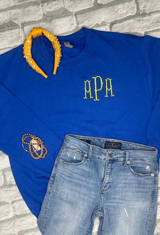 Copy of Embroidered Initial Sweatshirt