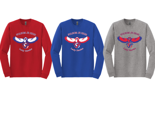 FJH Lady Hawks Volleyball Long Sleeve Tshirt