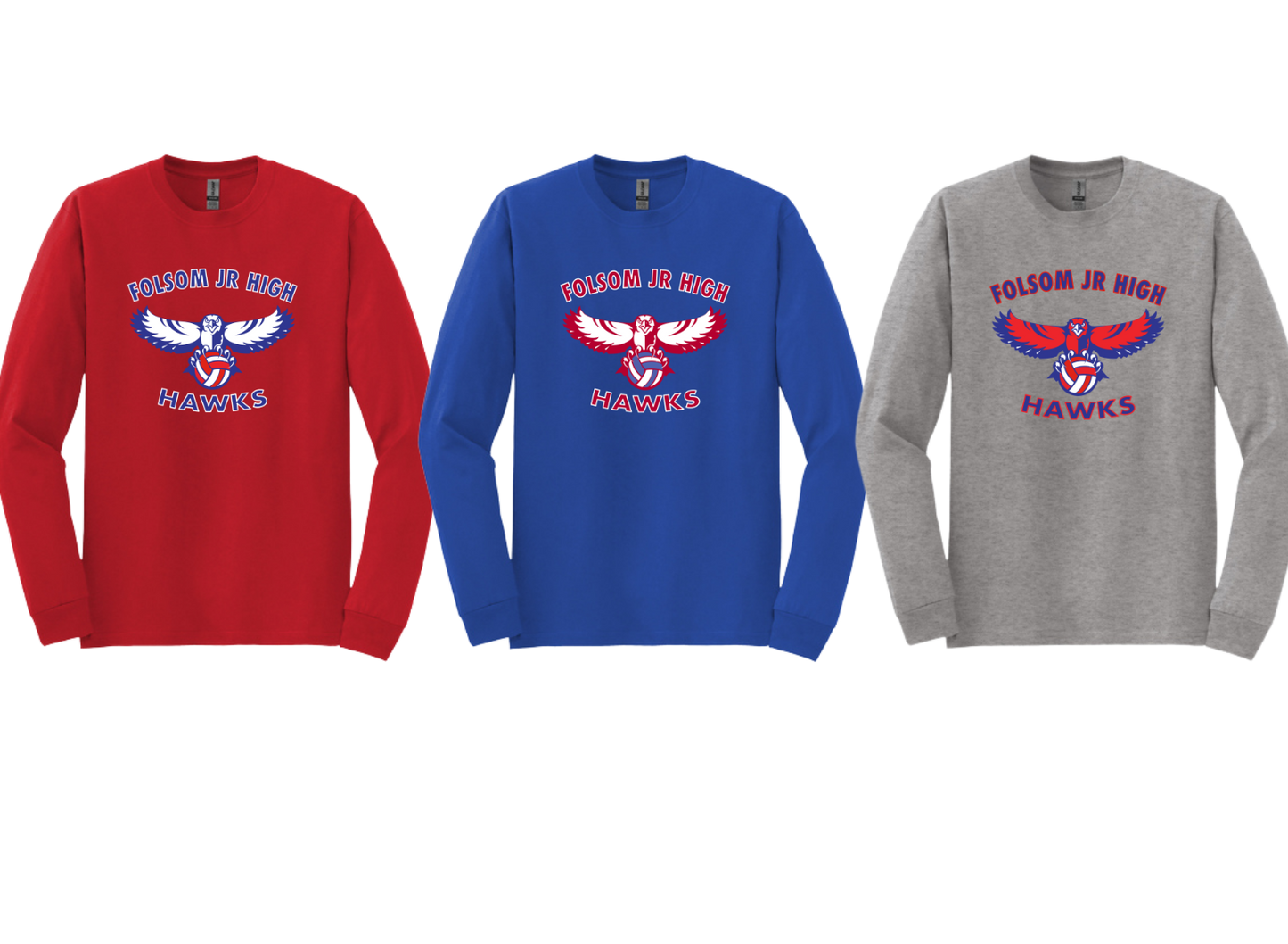 FJH Volleyball Long Sleeve Tee