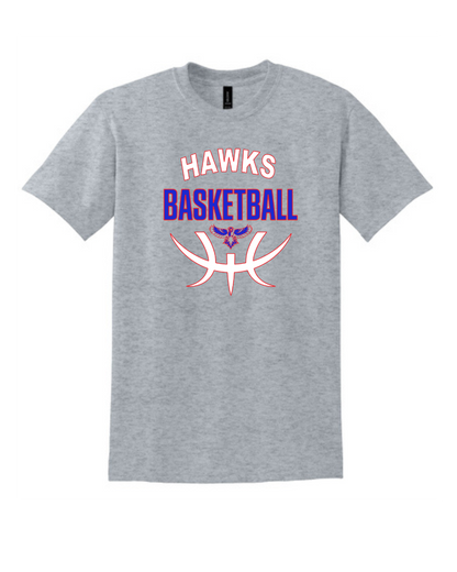 Hawks Basketball Tee - Adult & Youth