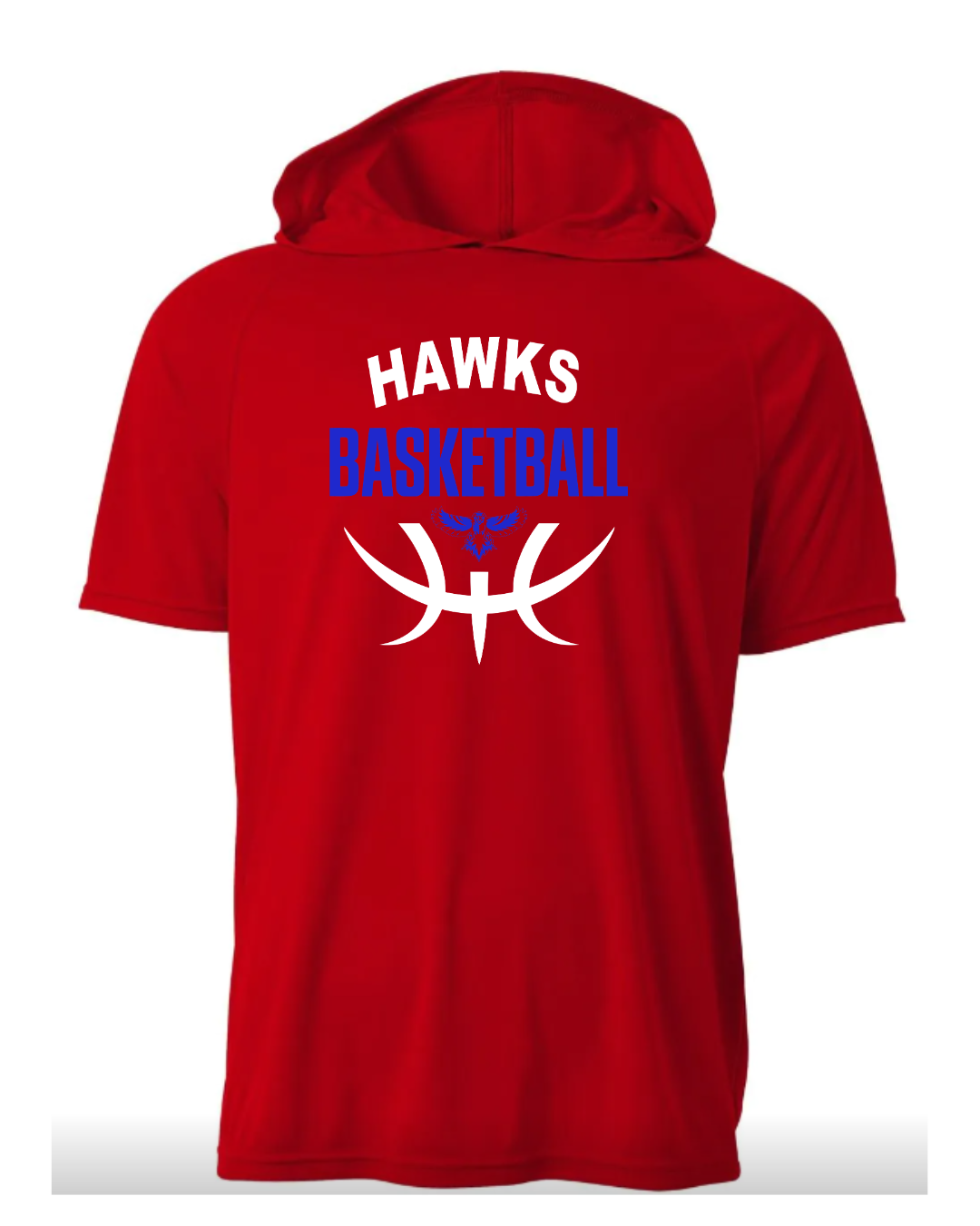 Hawks Short Sleeve Performance Hoodie