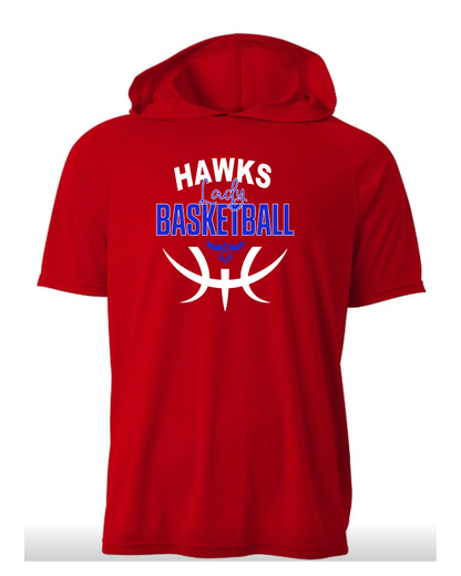 Lady Hawks Short Sleeve Performance Hoodie