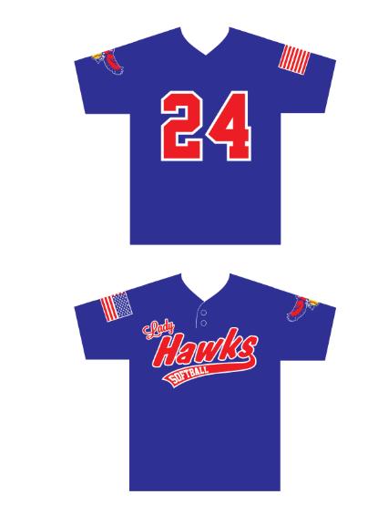 FJH Lady Hawks Softball Uniform